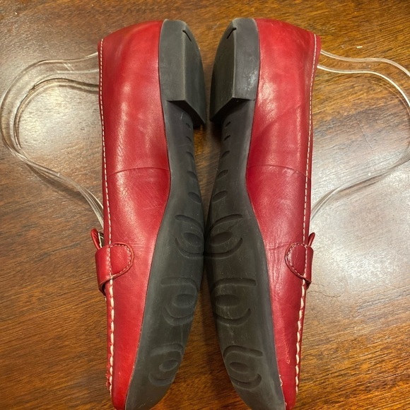 AK Anne Klein Akburt iflex cushioned red leather loather size 6 - Picture 5 of 9